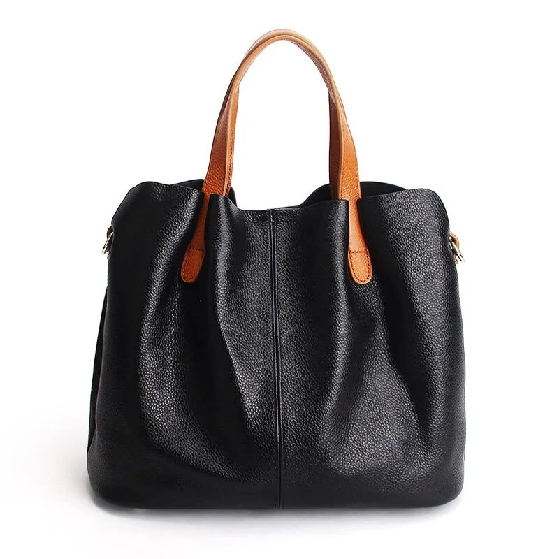 Amor Soft Leather Tote - SIMYS