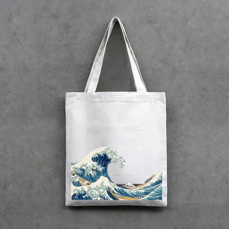 Single-Shoulder Canvas Tote Bag - SIMYS