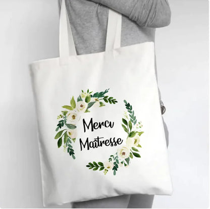 Fleur Canvas Tote Bag - SIMYS