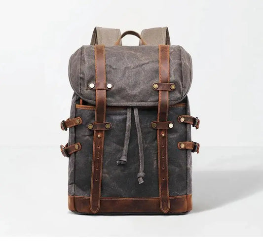 Waterproof Waxed Canvas Backpack - SIMYS