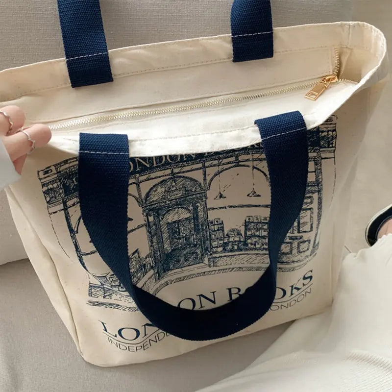 London Books Print Tote Bag - SIMYS